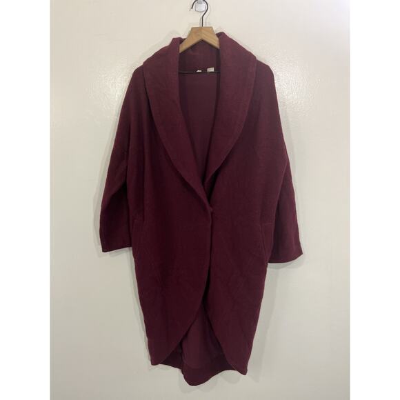 Minimal Capsule Oversized Coat Duster S Academia Preppy Office Luxury Parisian - Picture 1 of 16